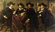 Bartholomeus van der Helst Four aldermen of the Kloveniersdoelen in Amsterdam Spain oil painting artist